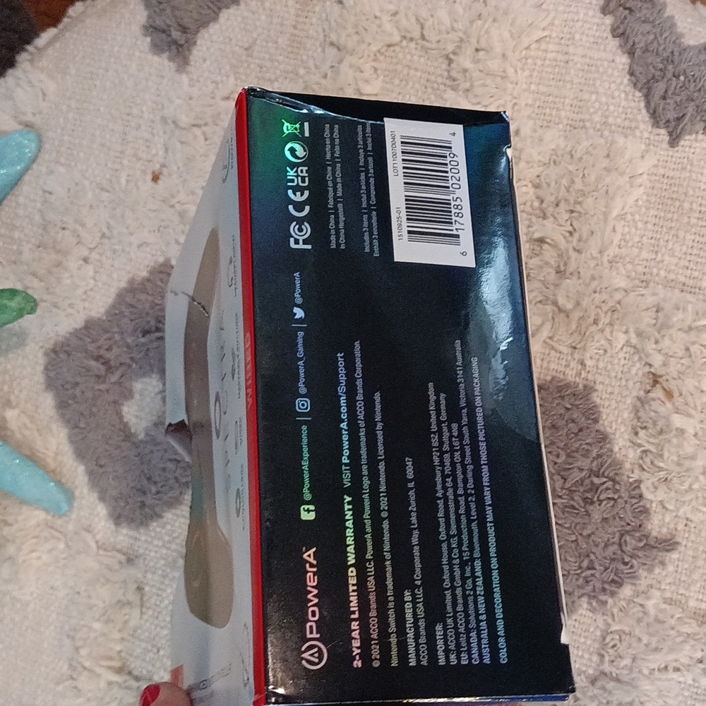 Spectra Nintendo switch wired remote NIB🖤🖤🖤 - Picture 3 of 7